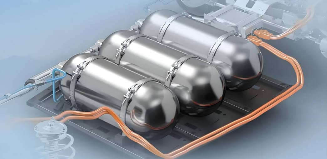oxygen and  hydrogen tank