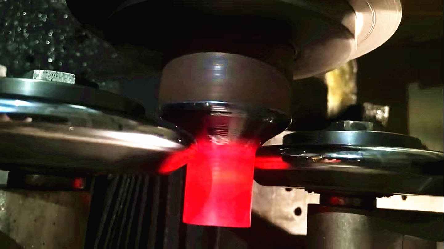 heating metal spinning，Hot metal spinning