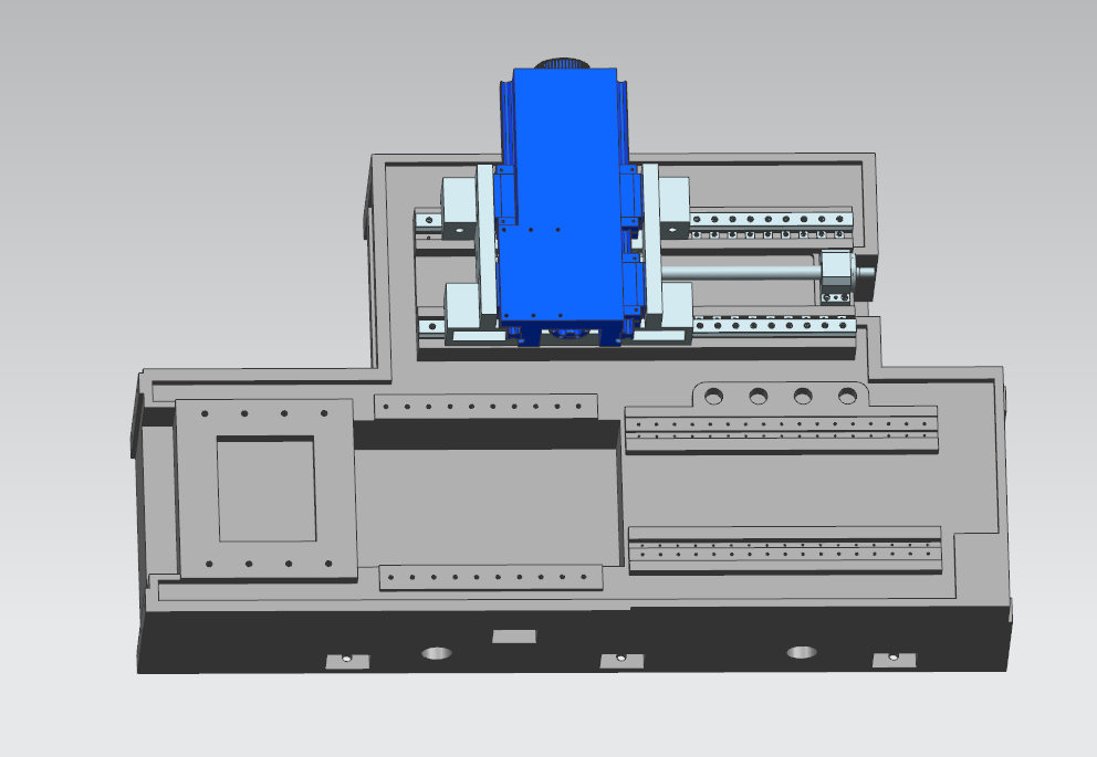 5.Put the X-axis in the cross slide  