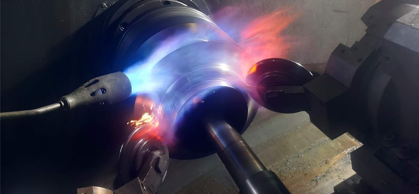 7075 aluminum spin forming with heating