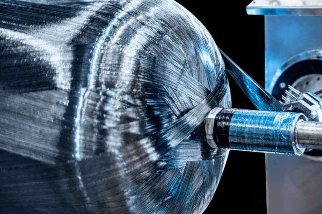 carbon-fiber wrapped hydrogen cylinder