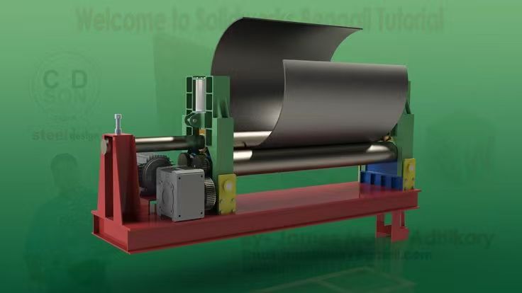 plate rolling  - cylinder rolling machine