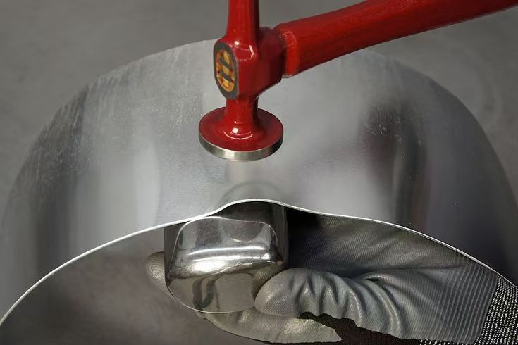 hand forging to make reshaping