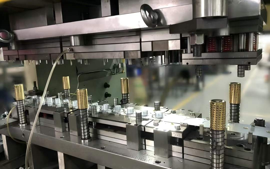 Continuous die stamping