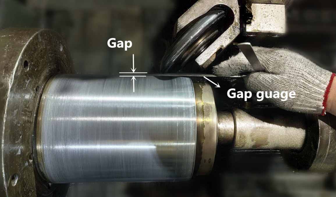 gap inspection,spinning gap between roller and mandrel gap inspection,spinning gap between roller and mandrel